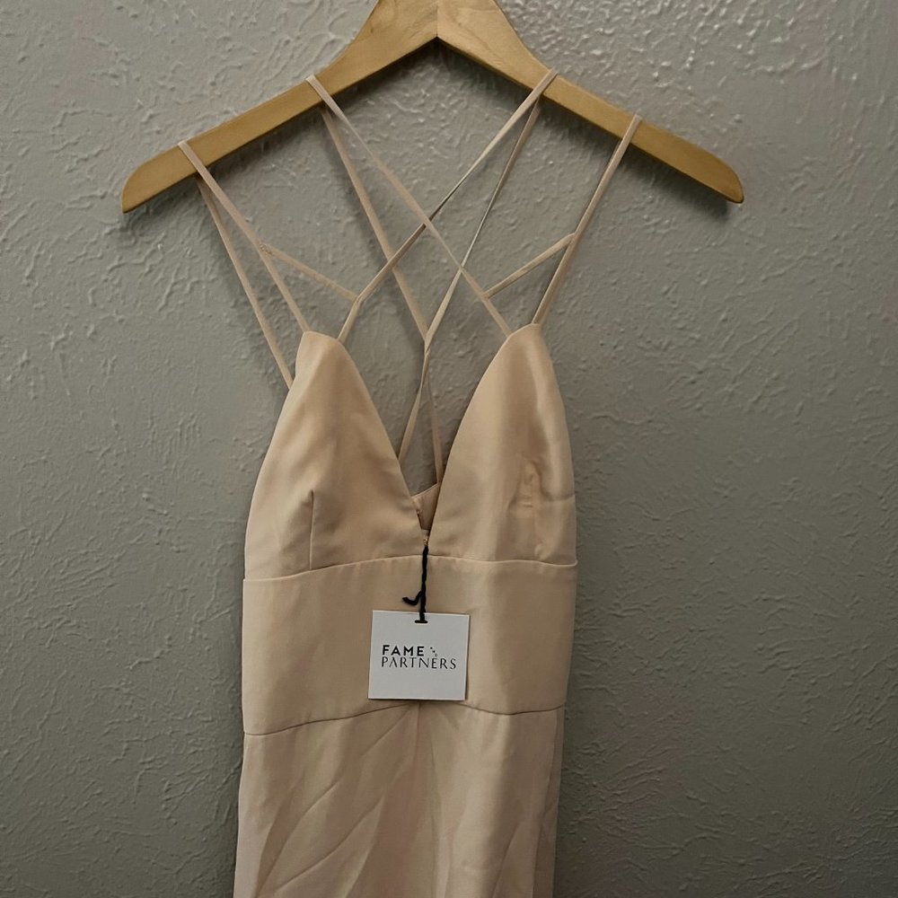 NWT – Champagne Sadie Dress Fame and Partners